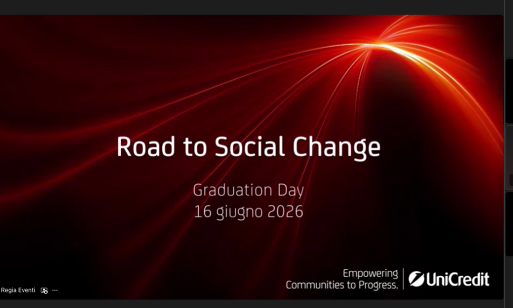 Regia video e streaming Teams per Graduation Day Road to Social Change UniCredit — Università Federico II Napoli, giugno 2026 — Luce Creativa